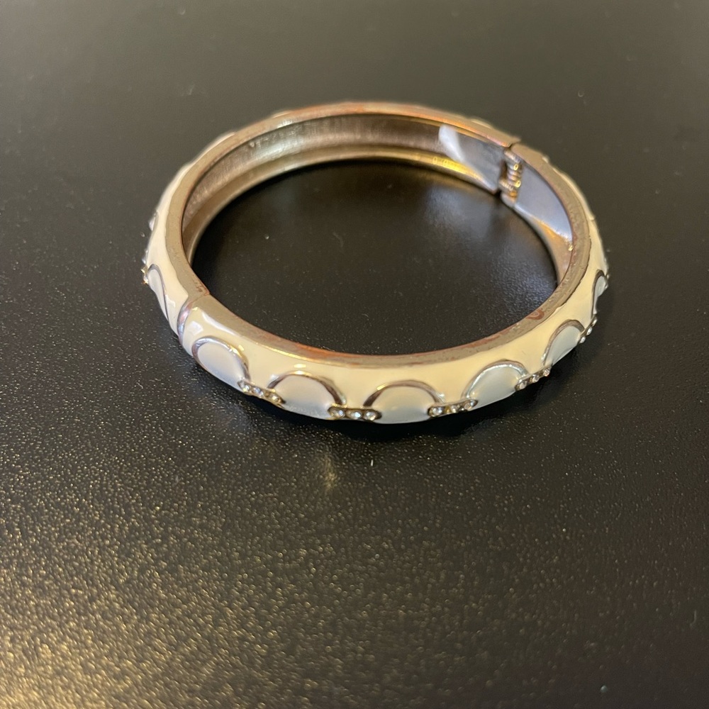 White Sequin bangle